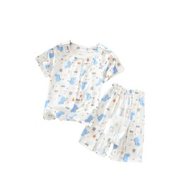 YAVINCOL Patient Nursing Suit For Children Disability Clothing for Home Care, White, XX-Large