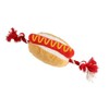 House of Paws Hot Dog Rope Dog Toy - Plush