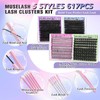 Fluffy Lash Clusters Kit 5 Styles Volume Eyelash Clusters 617