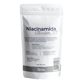 Niacinamida Pura 250 g | Vitamina B3 | Anti Acné Manchas y Poros | Reafirma Colágeno Elasticidad | Matifica y Refuerza Barrera