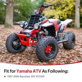 JAVIK Kit de arandelas de tuercas de cabeza cilíndrica para Yamaha Banshee 350 YFZ350 1987-2006 OEM # 90116-08394-00