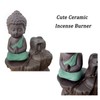 Backflow Incense Burner Holder Handmade Ceramic Waterfall Incense Cone Sticks