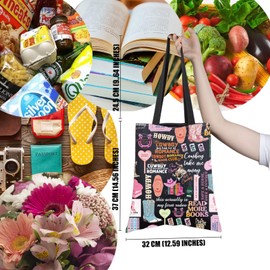 WHAOO Cowboy Book Lover Inspired Gift Cowboy Romance Era Tote Bag Country-Girl Reader Handbag Bookish Merch BookTok Gift (Cowboy Romance Era T C)