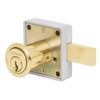 Hermex CM-25L, Cerradura para mueble con cilindro de 36mm, acción