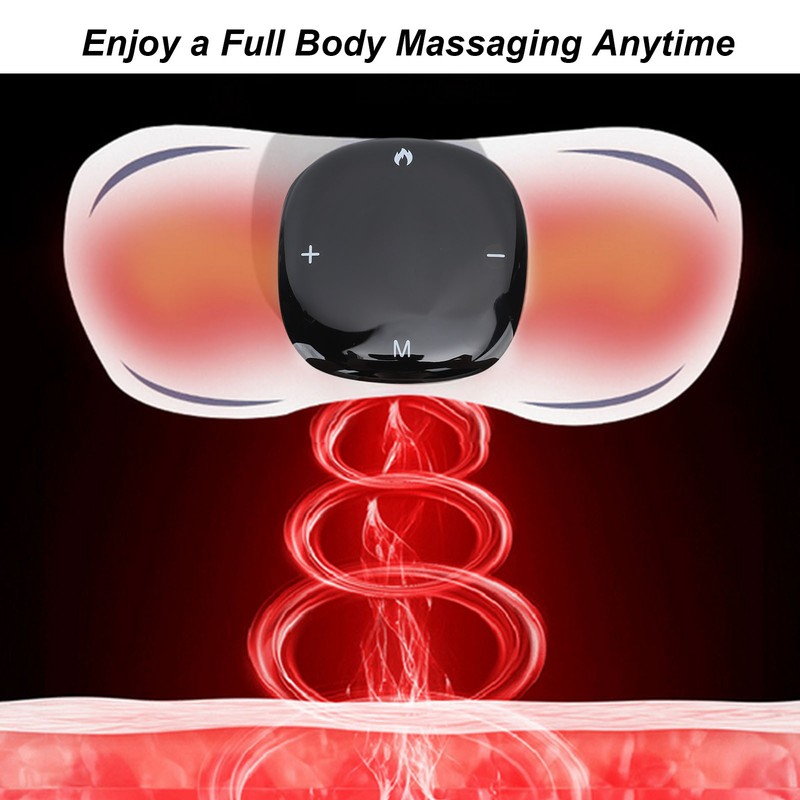 Mini Whole Body Massager with Heating Pulse 10 Modes Massager