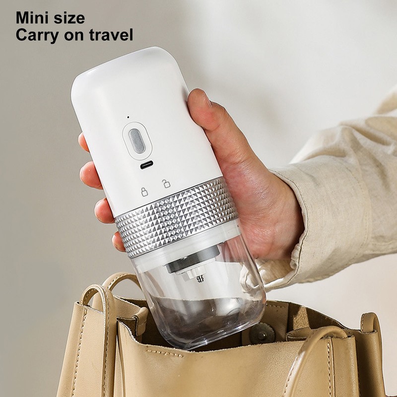 Electric Coffee Bean Grinder Dry Wet Dual Use 1500mAh Small
