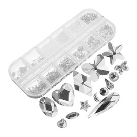 OATIPHO Nail Art Charms Multi Shaped Flat Gems for Women Small Nail Decorations for DIY Manicure for Durable and Easy to Use