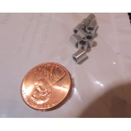 Basic Zinc Plate Steel Spacer, M2.5 Screw, 4.5 mm OD x 2.7 mm ID x 5 mm Length, 20 pc