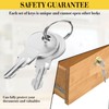Yaocom 12 Set Cabinet Locks with Keys Fits 7/8 Inch