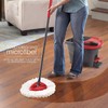 4 Pcs Spin Mop Replacement Head,Triangular Mop Heads with Fine