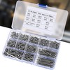 440 Pcs M3 Small Metric Screws with Nuts, Hex Socket