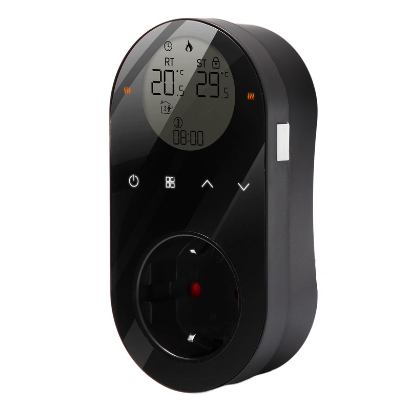 WiFi Digital Thermostat Outlet Plug 16A Outlet Tuya App Voice