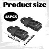 Tarp Clips, Tarpaulin Clips, 18 PCS Tent Tarp Clips, Tent