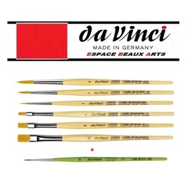 Davinci GH303 Junior Synthetics Round Series 303 GH304 Junior Synthetics Paint Brush Flat Series 304