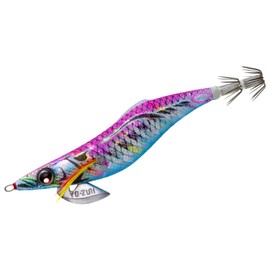 Yo-Zuri A1748-BLMP Aurie-Q Finace Squid Jig, Egi Lure, No. 3.5, 0.7 oz (19 g), Luminous Blue Marble Pink