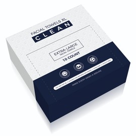 Disposable Face Towel, 7.9" x 9.4 "Inches Face Towelettes Disposable, 100% Viscose Fiber Extra Thick Soft Clean Facial Towels For Sensitive Skin, Makeup Remover, Face Wipes, 3 Travel Pack, 30 Count