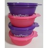 Tupperware Cereal Bowls Modular Nesting Bowl Purple and Pink 2.5