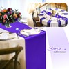 12 Pack Purple Satin Table Runner 12×72 Inch Long Bright