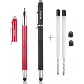Meko 3-in-1 Stylus Pen Universal Use Micro Fiber Tip Rubber Fine Tip