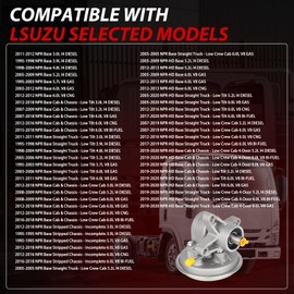 GZGN Isuzu Vacuum Pump Compatible with 1995-2018 Isuzu NPR HD Gas V8 L96 LQ4 L31 LY6 L05 2.0L 3.0L 3.9L 4.8L 5.2L 5.7L 6.0L Crew CAB,Replacement 97241035 8972410351 904-862 290KT00020