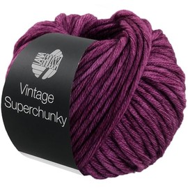 LANA GROSSA Vintage SuperChunky Merino Classic with Tone on Tone Colour Effect, Hand Knitting Yarn Made of 100% Virgin Wool (Merino), 100 g Wool for Knitting and Crocheting, 80 m Yarn