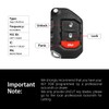 2 Keylessbest Replacement for 2018 - 2024 Jeep Gladiator Wrangler
