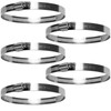 5 Pack Hose Clamps 91-114mm Adjustable Pipe Clamps for Fixing