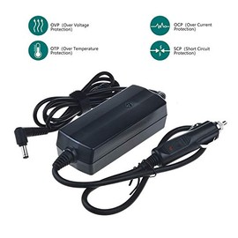 SLLEA Car DC Adapter for Brinkmann 800-2605-0 80026050 800-1600-0 80016000 Q-Beam Led Lithium Rechargeable Flashlight Spotlight Auto Power Supply (with Barrel Round Tip. NOT 2-Prong.)