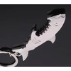 Sportigo ® Shark Keyring with Bottle Opener in Silver /