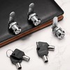 Litensh Thread Tubular Cam Lock with Keys Different, Mailbox Lock