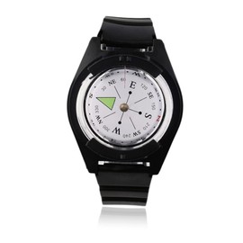 WOONEKY Watch Compass Wristband Outdoor Watch Band Compass for Camping and Hiking Easy Navigation