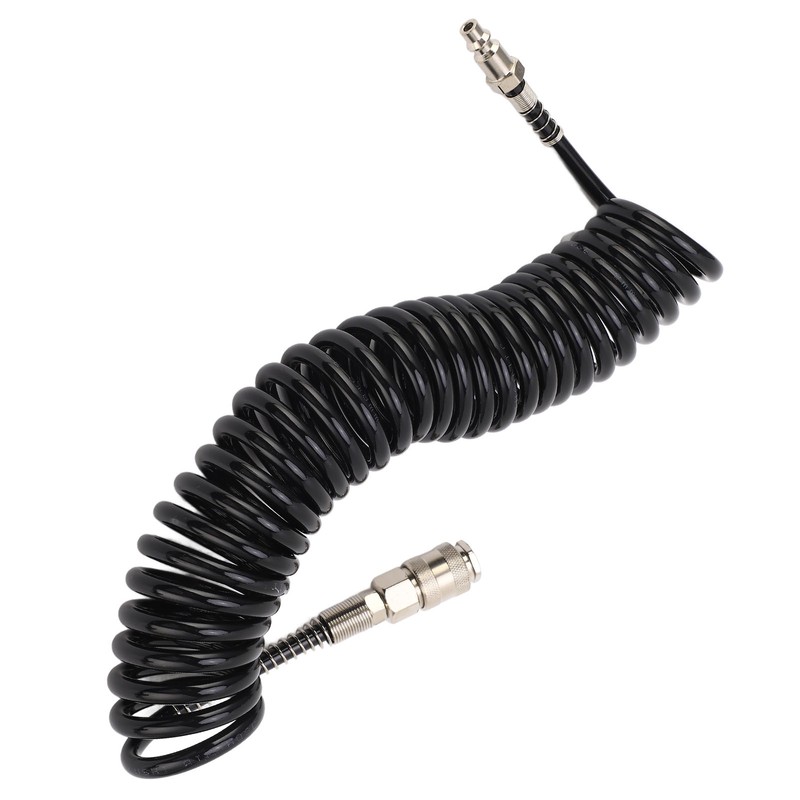 Recoil Air Hose Pressure Resistant Durable Flexible Lightweight Coiled Air