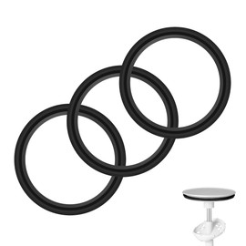 Aieve 3 Piece Set Lavatory Washer, Drain Plug Washer, Washstand, Drain Gutter Washer, Replacement, Hassle-Free Drain Washer, Prevents Aging, Rubber Washer, Drain Plug with Hair Catcher, For LF-LCW-HC LF-AR-HC