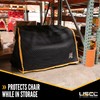 US Cargo Control Quilted Covers for Chair/Recliner - Black/Yellow Furniture