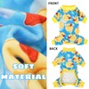 XPUDAC 4 Piece Dog Pajamas for Small Dogs Pjs Clothes