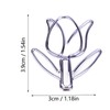 50Pcs Tulip Paper Clips Cute Purple Tulip Design Durable Metal
