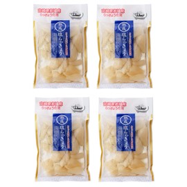 Kamioki Sangyo Aged Salt, Rakyo, Pickled Rakyo, 3.2 oz (90 g) x 4