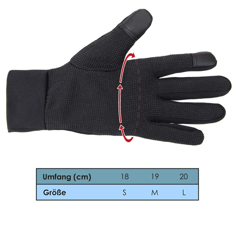 ALPIDEX Lightweight Sports Gloves Running Gloves Touchscreen Running Gloves Thin