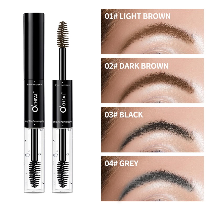 O'CHEAL 2 In 1 Double Head Black Curled Lashes Eyebrow