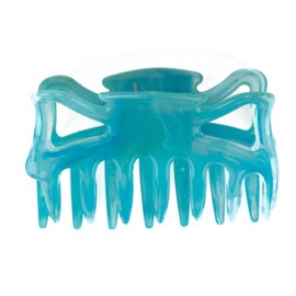 1 x Hair Claw Large Approx. 9 cm Long in Green Blue - Made in Germany WeLoveBeads