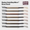 Revlon ColorStay Micro Eyebrow Pencil with Built In Spoolie Brush,