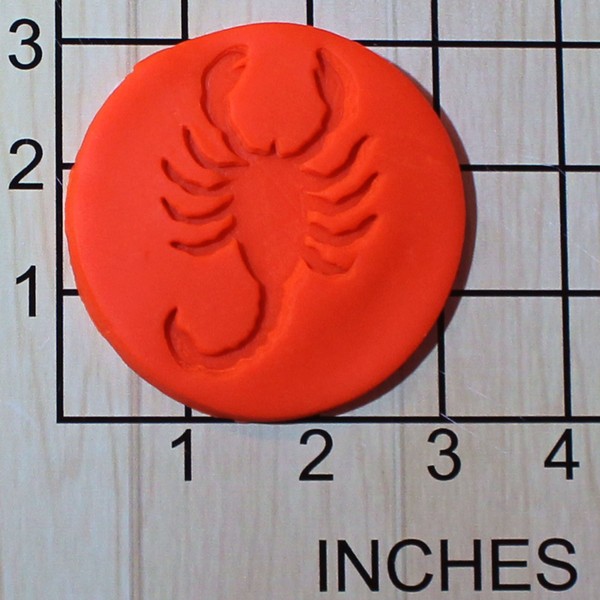 Scorpion Fondant Cookie Cutter AND Stamp #1578