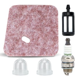 Hipa FS45 FS55 Air Filter Kit for STIHL FS38 FS45 FS46 FS55 FC55 HS45 KM55 HL45 String Trimmer Brushcutter Edger Engine Models With Spark Plug Fuel Filter Primer Bulb