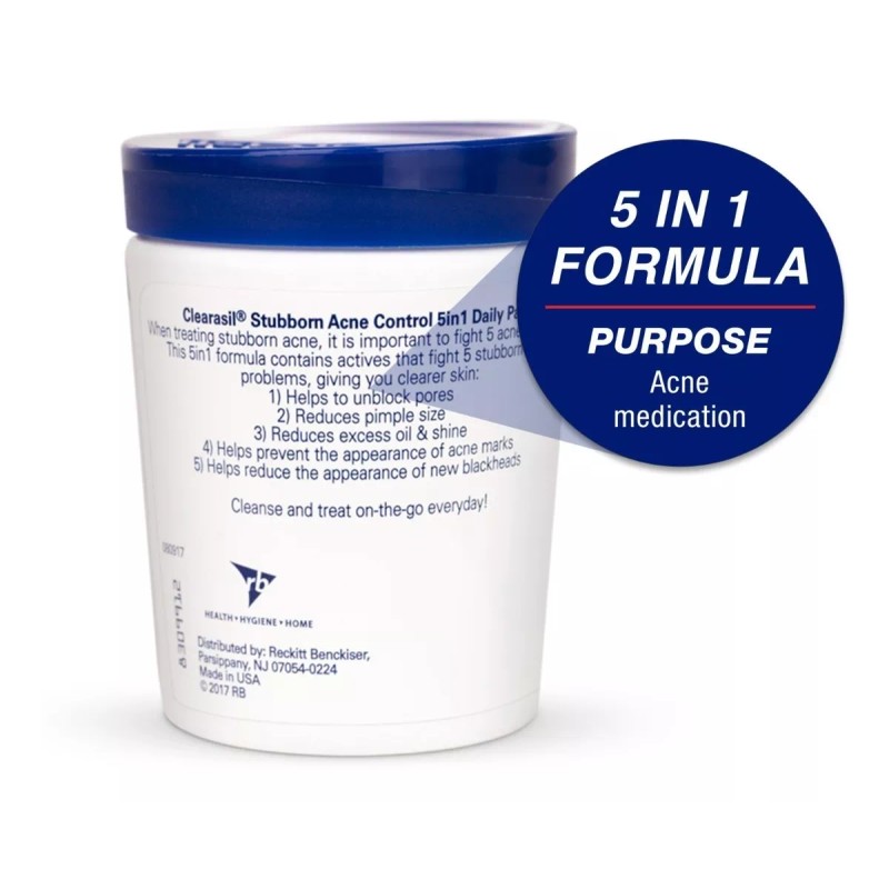 Clearasil Control Del Acné 5 En 1 90 Pads Americano