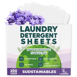 Sojourner Hojas De Detergente Para Ropa (200 Cargas) - Tiras De Detergente De Jabón Para Ropa Respetuosas Con El Medio Ambiente I Respetuoso Con El Medio Ambiente, Sin Residuos, Sin Plástico, Respetuo