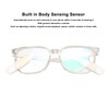 Smart Glasses Open Ear Speaker IP65 Waterproof Blue Light Blocking
