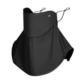 Miracic TN-FACO Face Cover, UV Protection, UPF 50+, Includes Drinking Mouth, Cool, Lightweight, Neck Cover, Unisex, Sunburn Protection, Black