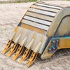 10 Set Excavator Bucket Teeth Skid Steer Backhoe Bolt on