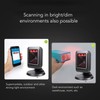 2D Hands Free Barcode Scanner QR Barcode Omnidirectional USB Wired