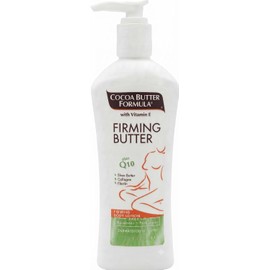PACK OF 1, Cocoa Butter Formula Firming Body Lotion 315ml with Cosmetic Spatula – With Vitamin E, Q10, Shea Butter, Collagen and Elastin – Paraben Free, Hydrating and Toning Skin Moisturiser